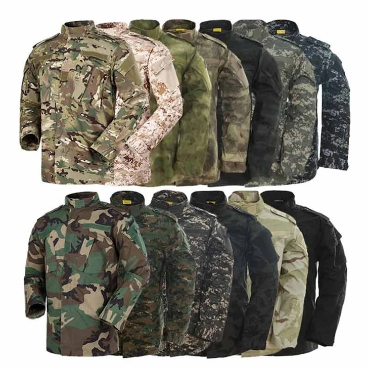 Uniformes de combate tácticos Fatiga táctica Camo Uniforme de combate ACU Traje de camuflaje