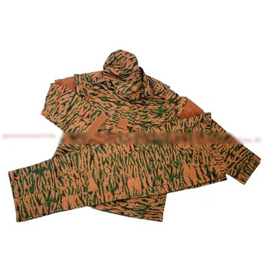 Uniformes militares de combate africanos Burkina Faso VDP Red Desert Lizard Camo BDU