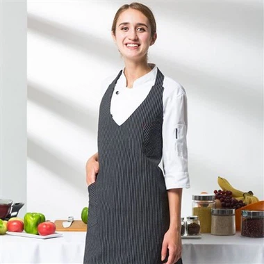 Delantales de chef personalizados de alta gama bordados