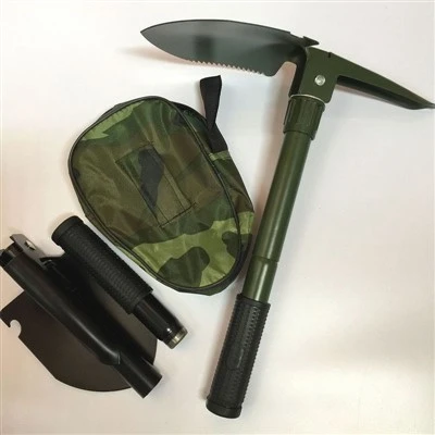 Pala multifuncional plegable para acampar PortableSurvival